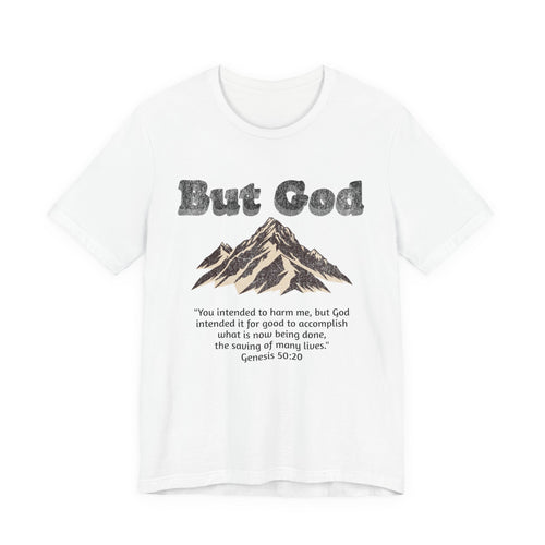 But God mountain T-Shirt | Genesis 50:20 scripture tee, Christian shirt, Faith shirt, pastor gift, Prayer, Faith in God, Outdoors shirt,