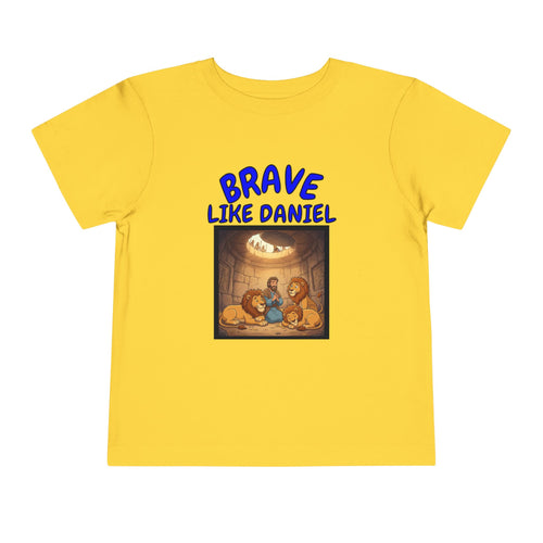 Brave Like Daniel Toddler Tee | Daniel in the Lion's Den Kids Shirt, Faith like Daniel